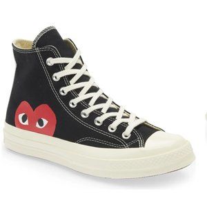Converse Chuck Taylor® Hidden Heart High Top Sneaker Size 8 (comme de garcons )